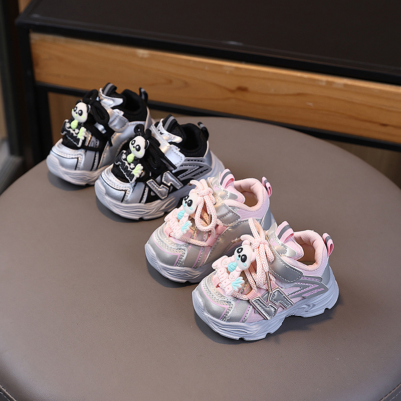 Gyerekeknek készült sportcipő dad shoes stílusban, őszi, könnyű csúszásmentes cipő, uniszex, óvodába