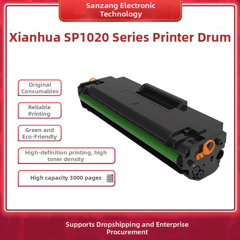 Xianhua SP1020 séria originál toner kazeta pre čiernobiele laserové tlačiarne – všetko-v-1 spotrebný materiál