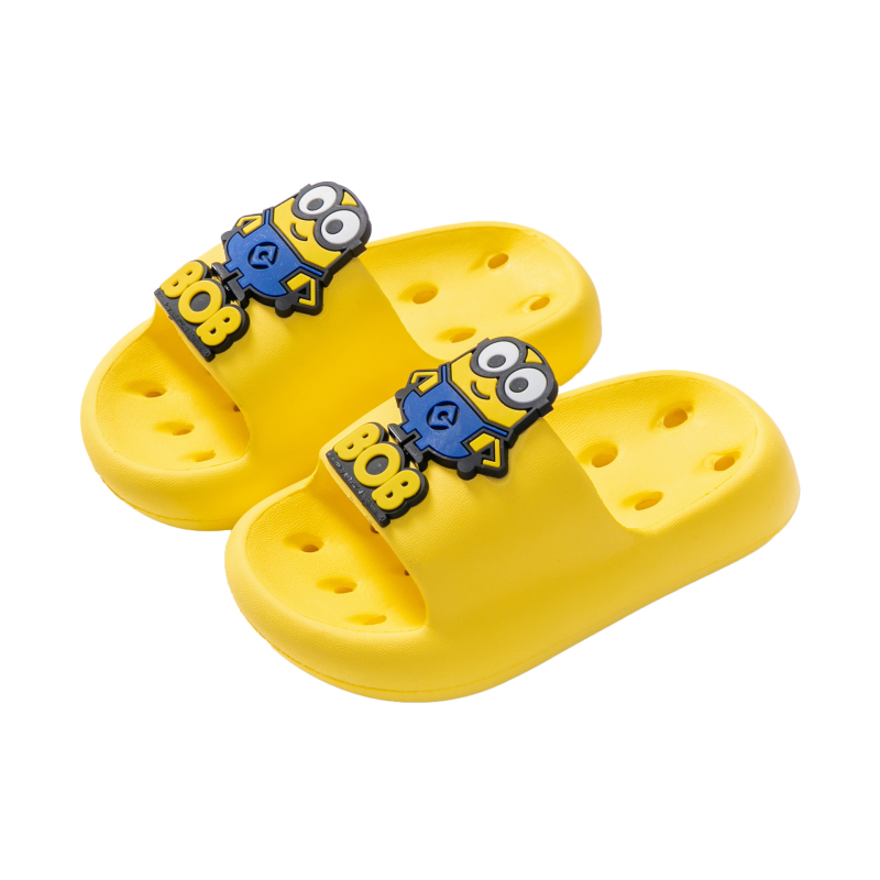 Minions dječje papuče s izrezima za djevojčice, stil roditelj-dijete, protuklizne kupaonske papuče EVA