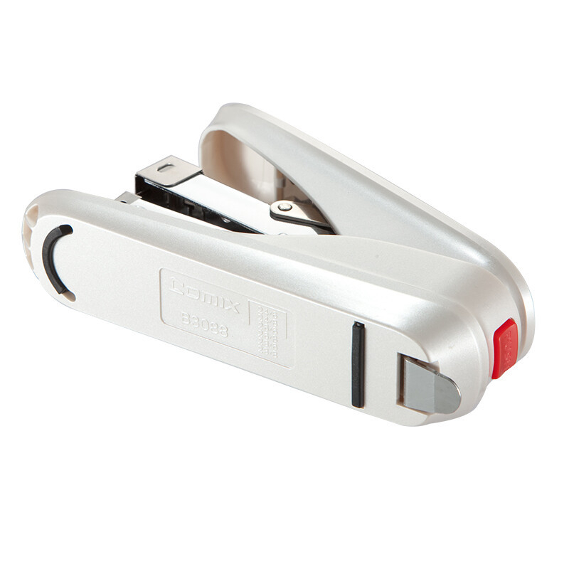 Comix B3088 stapler – 50 strán, perleťovo biela, 12#