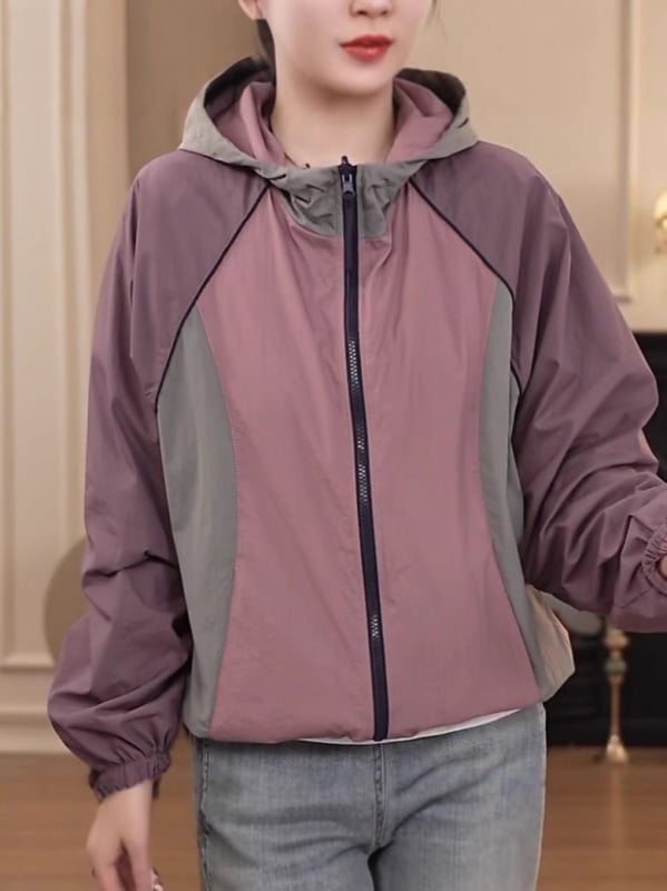 Ζακέτα patchwork oversized, Κορεατικού στυλ, χαλαρή γραμμή, γυναικεία