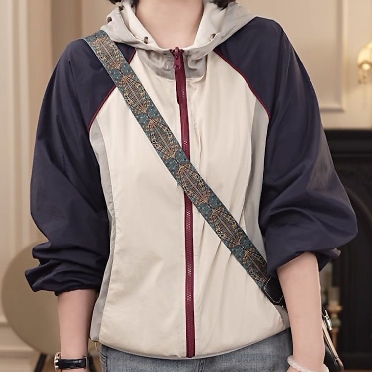 Ζακέτα patchwork oversized, Κορεατικού στυλ, χαλαρή γραμμή, γυναικεία