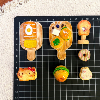 DIY ukrasi za cipele i dodaci, realistični oblici kruha i tosta, kompatibilni s Crocs, odvojivi