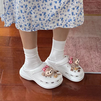 Plišani privjesci Shirley Rose za Crocs stil cipela – DIY klips ukrasni dodaci za žene