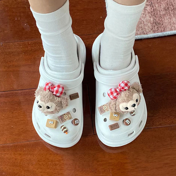 Plišani privjesci Shirley Rose za Crocs stil cipela – DIY klips ukrasni dodaci za žene