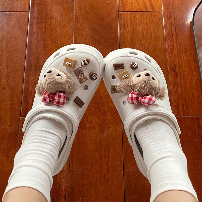 Plišani privjesci Shirley Rose za Crocs stil cipela – DIY klips ukrasni dodaci za žene