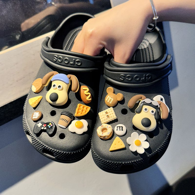 Dodatna oprema za Crocs papuče – DIY dekorativne kopče s motivom crtani letajući pas