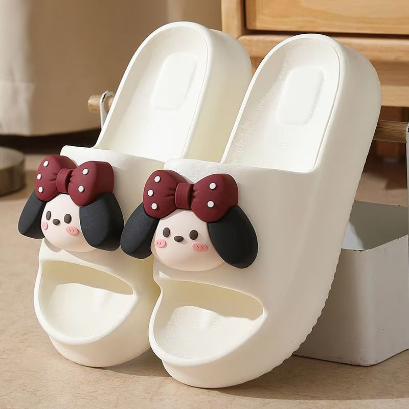 Dodatak za Crocs stil cipela s likom šteneta i cvijeta — uklonjiva 3D dekorativna kopča za DIY