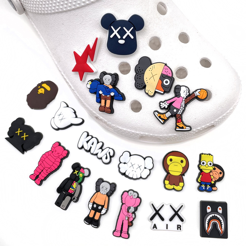 KAWS serija dekorativnih kopči za Crocs – set za casual cipele