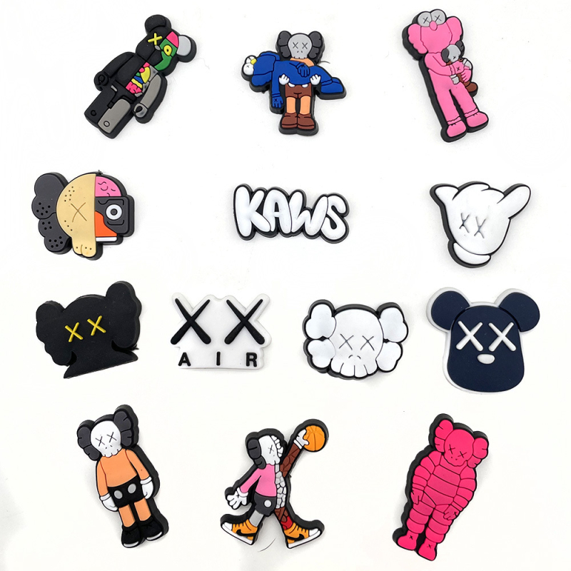 KAWS serija dekorativnih kopči za Crocs – set za casual cipele