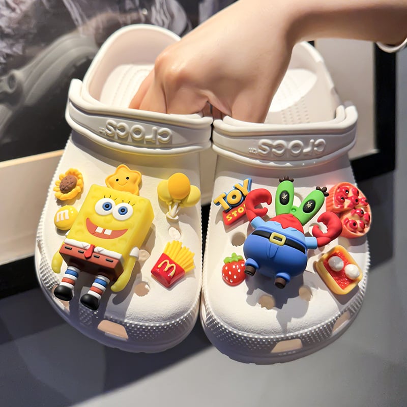 Set ukrasa za Crocs stil sandala – Cartoon Sweet Academy dizajn, DIY kopče i ukrasi