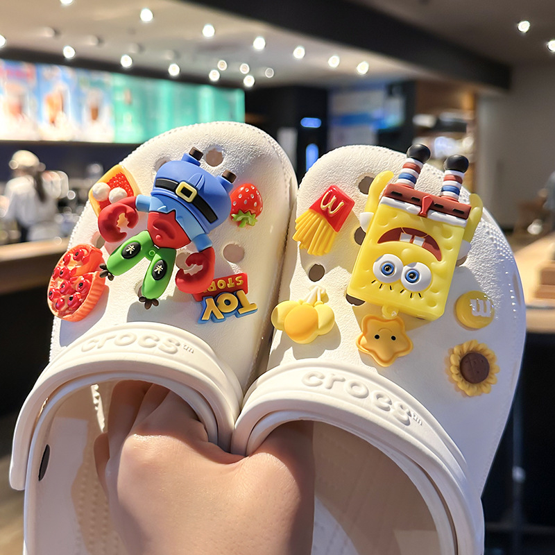 Set ukrasa za Crocs stil sandala – Cartoon Sweet Academy dizajn, DIY kopče i ukrasi