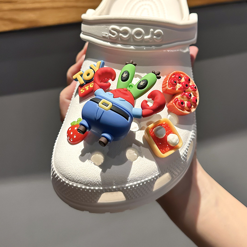 Set ukrasa za Crocs stil sandala – Cartoon Sweet Academy dizajn, DIY kopče i ukrasi