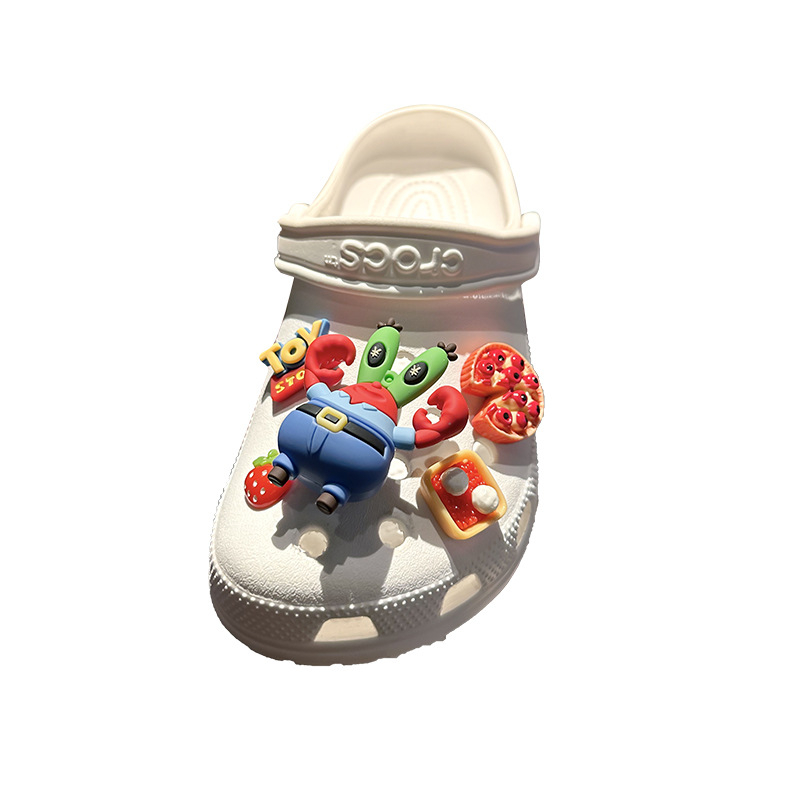 Set ukrasa za Crocs stil sandala – Cartoon Sweet Academy dizajn, DIY kopče i ukrasi