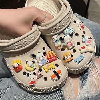 Dječji DIY dodaci za Crocs-stil papuče: cvjetni ukrasi i kopče Carlochi