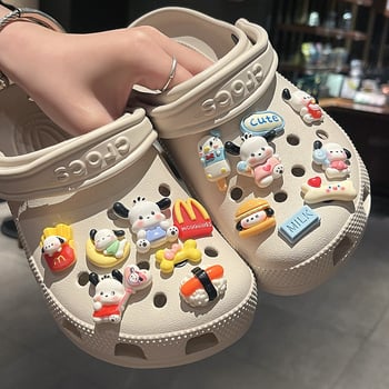 Dječji DIY dodaci za Crocs-stil papuče: cvjetni ukrasi i kopče Carlochi