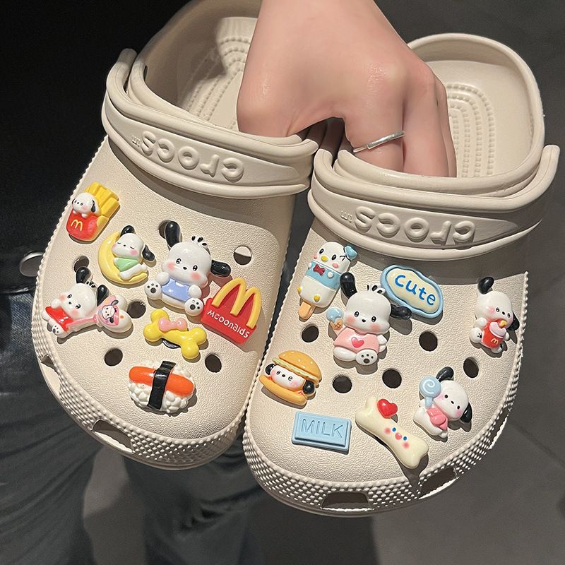 Dječji DIY dodaci za Crocs-stil papuče: cvjetni ukrasi i kopče Carlochi