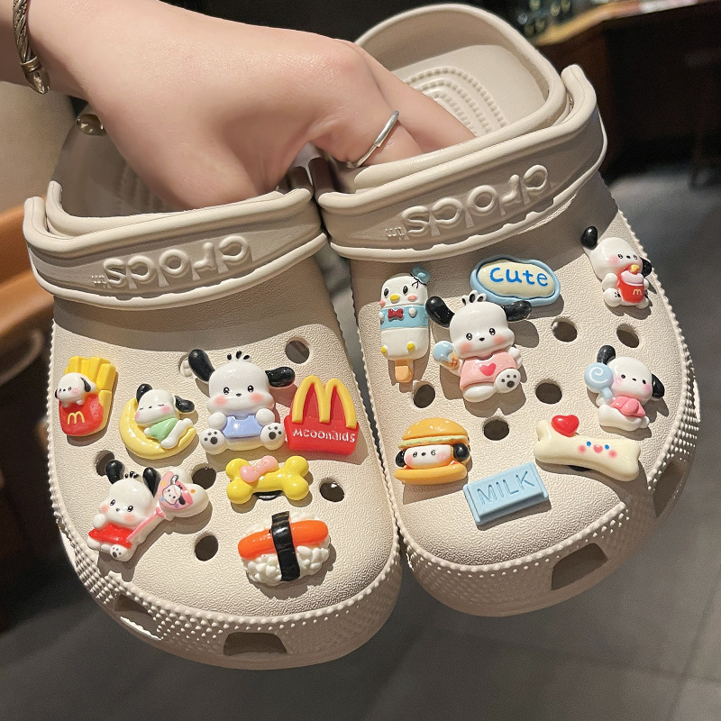 Dječji DIY dodaci za Crocs-stil papuče: cvjetni ukrasi i kopče Carlochi