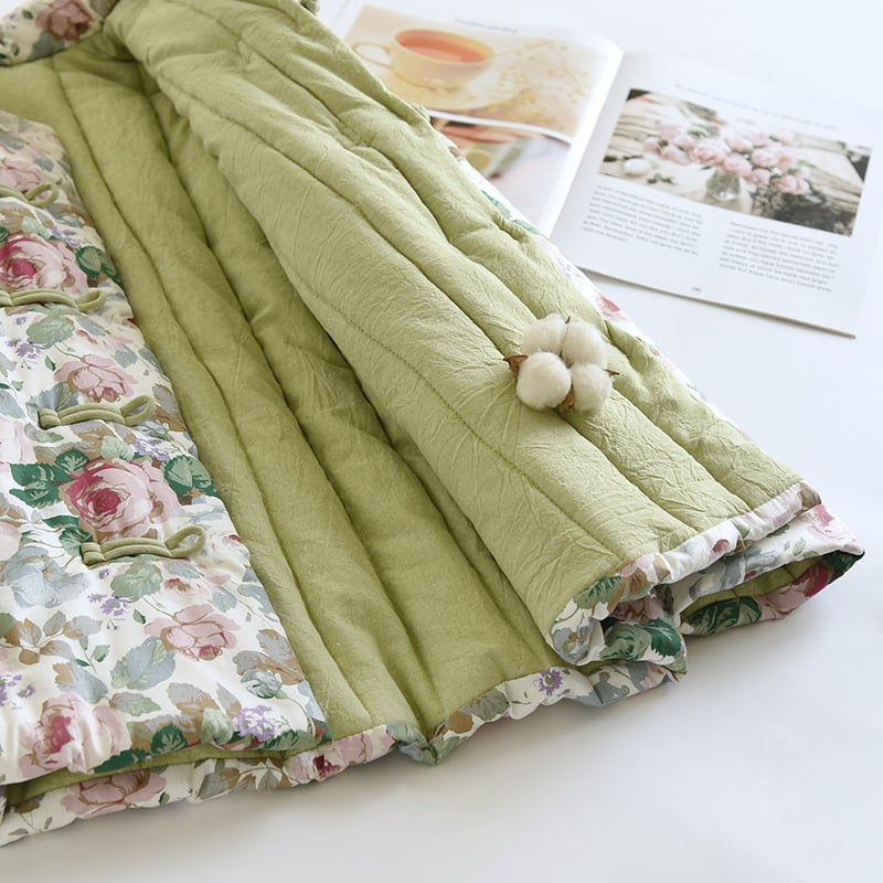 Idős nőknek tervezett retro vastag pamut töltésű kabát, meleg, kerek nyakú, hossz 50–65 cm, töltet: pamut 95% felett