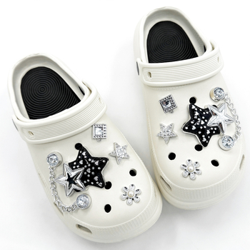 DIY set dodataka za obuću Crocs: zvjezdani lanac i cvjetni ukrasi – vrhunski sjaj
