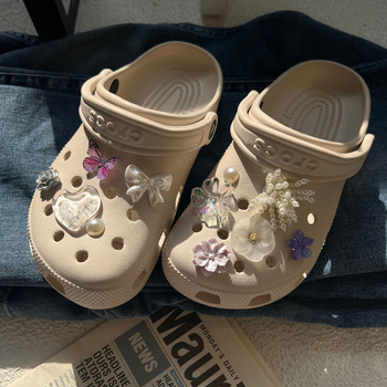 Crocs dodaci: šareni kristalni dragulji, ukrasni cvijet za obuću, kopča DIY