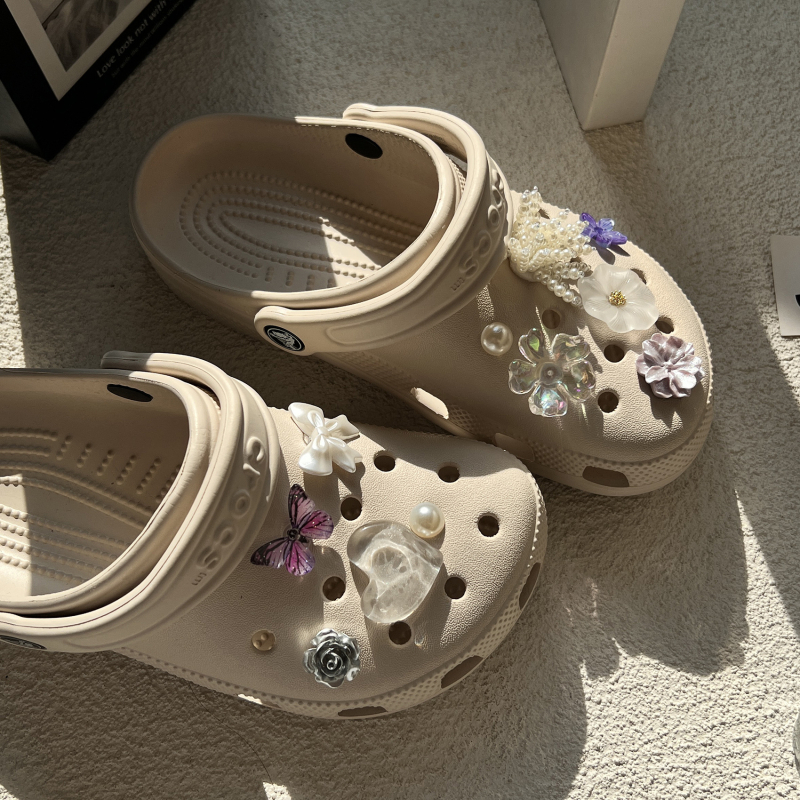 Crocs dodaci: šareni kristalni dragulji, ukrasni cvijet za obuću, kopča DIY