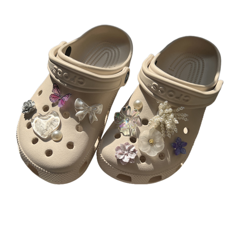 Crocs dodaci: šareni kristalni dragulji, ukrasni cvijet za obuću, kopča DIY