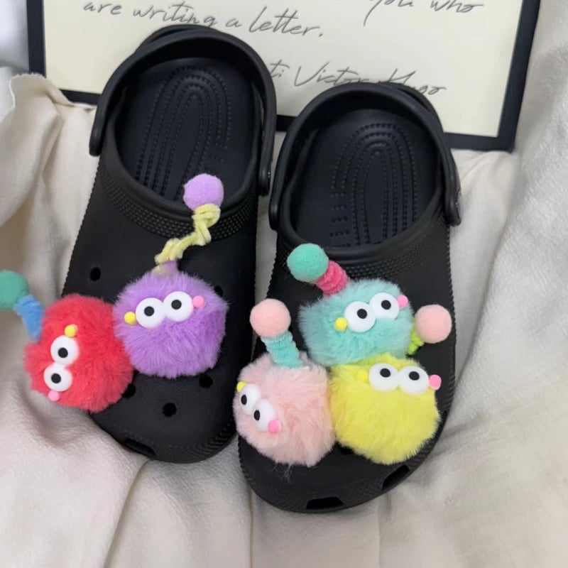 Dekoracije za kopče Crocs za Noć vještica: dopamin cvjetni dodaci, set