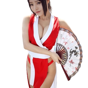 Cosplay kostim za scensku izvedbu i noćni klub: kimono stil i ninja cheongsam uniforma