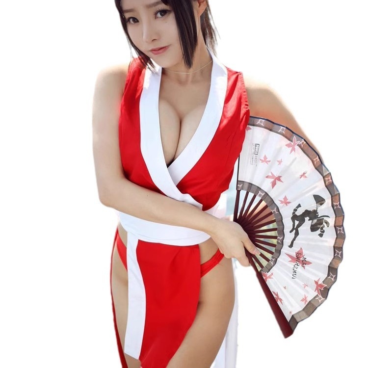 Cosplay kostim za scensku izvedbu i noćni klub: kimono stil i ninja cheongsam uniforma