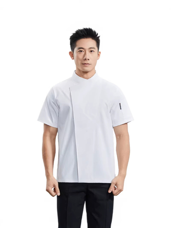 Premium uniforma kuhara s kratkim rukavima, unisex, prozračna i lagana za ljeto