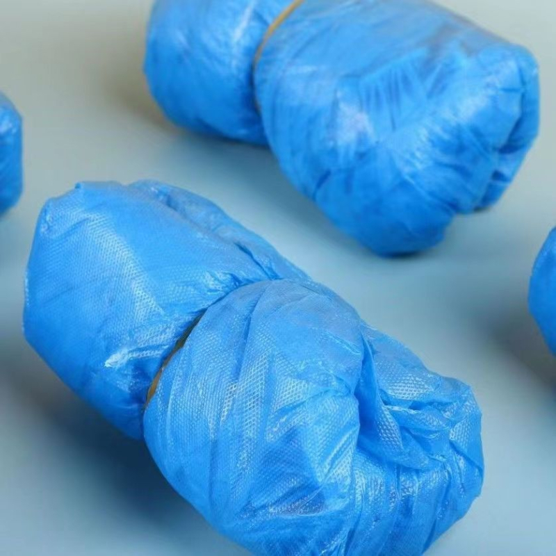 Jednorázové návleky na topánky z CPE, zosilnené, vodotesné, odolné voči opotrebeniu a protišmykové, plastové návleky na topánky pre domáce a laboratórne použitie