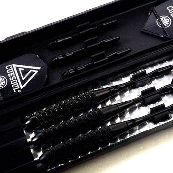 CUESOUL profesionalne vrhovi za darts 24 g i aluminijske šipke – komplet u kutiji