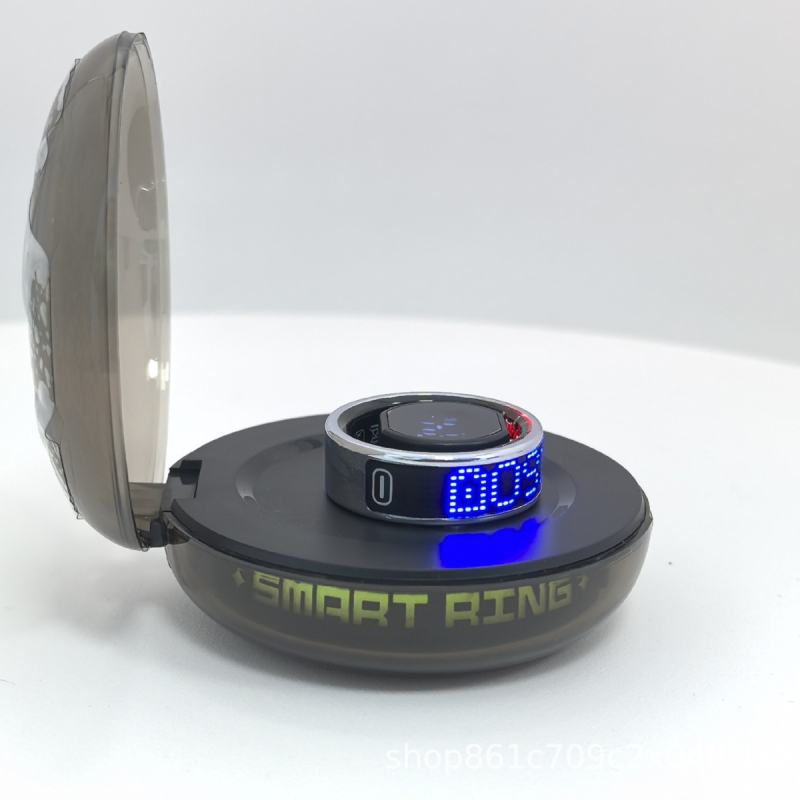 Inteligentni prsten za praćenje srčanog ritma i zdravlja, Bluetooth veza, daljinsko upravljanje i višenamjenski zaslon