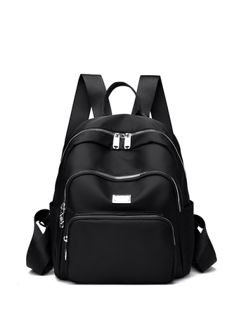 Rucsac pentru femei din material Oxford, stil coreean, design simplu și elegant, mare capacitate, impermeabil, pentru călătorii, multifuncțional.