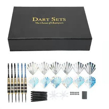 Darts set od bakra, šest komada u poklon kutiji, 22 g, za sportsko gađanje
