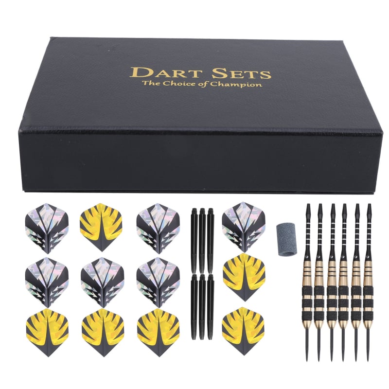 Darts set od bakra, šest komada u poklon kutiji, 22 g, za sportsko gađanje