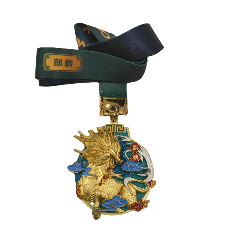 Dvanaest znamenja zodijaka — metalne medalje za online seriju Taekwondo maratona, plaketa časti, zlatna, srebrna i brončana