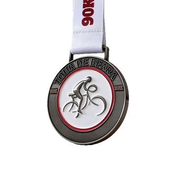 Maratonska medalja od cink–aluminijske legure, odliven metal za nagrade na događajima i prigodna pločica, moguć tisak logotipa