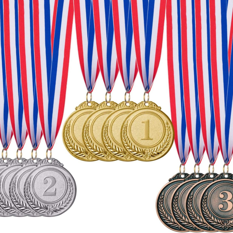 Maratonska medalja od cink–aluminijske legure, odliven metal za nagrade na događajima i prigodna pločica, moguć tisak logotipa
