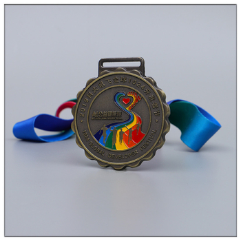 Metalna medalja za djecu, vrtić, kreativna nagrada za školske sportske događaje