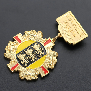 Prilagođena zlatno-pozlaćena medalja za maratone, logotip tvrtke i prigodne nagrade