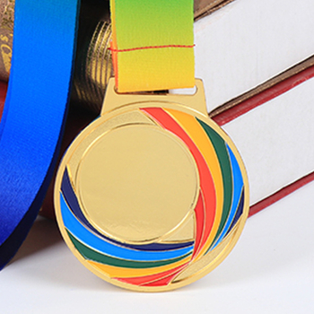 Medalja za maraton od cinkove legure, pozlaćena, prilagodljiva