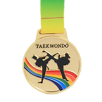 Medalja za maraton od cinkove legure, pozlaćena, prilagodljiva