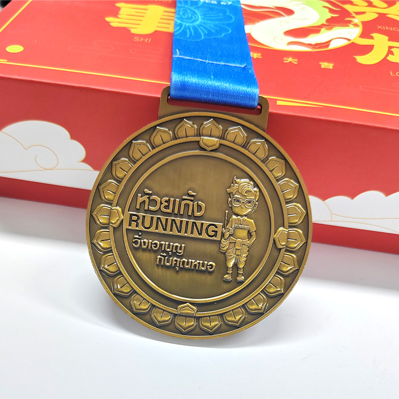 Prilagođene medalje od cinkovog legura za maratonske događaje, škole i korporativne događaje