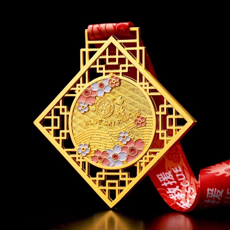 Metalna medalja za maraton za djecu — prigodna značka s prilagođenim kalupom