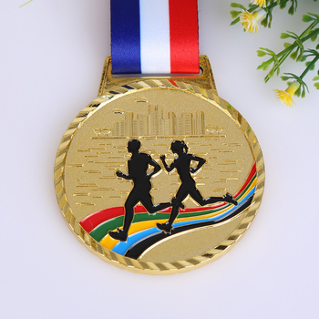 Medalja od zinkovog legura, lijevana – sportski događaji, maraton i taekwondo, prilagodljiv dizajn, zlato, srebro i brončana