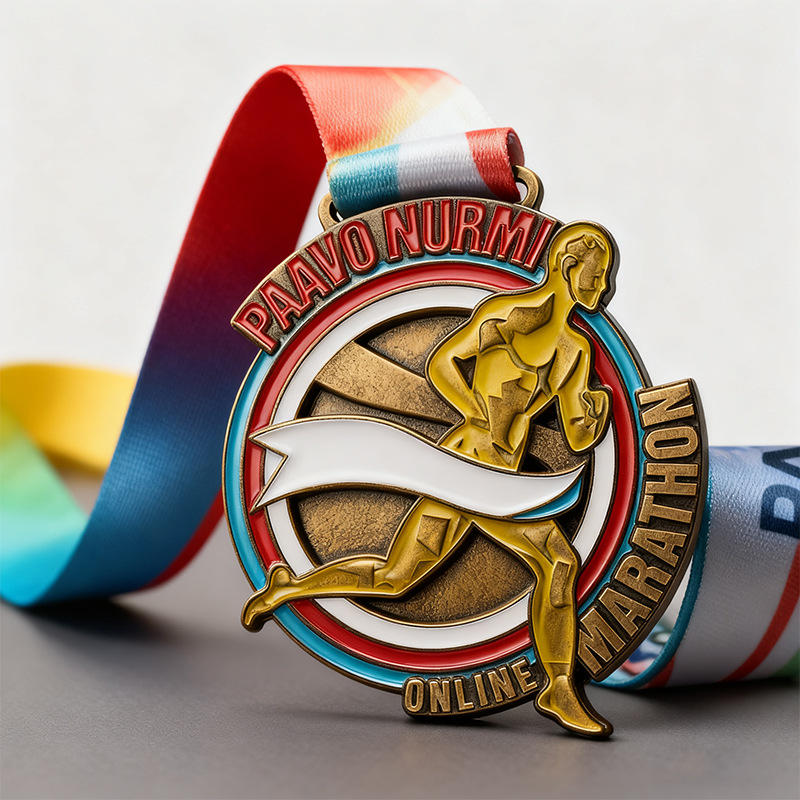 Metalna spomen-medalja za Taekwondo i maratonske igre, cinkova legura, prilagodljiva