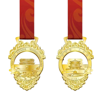 Prilagođena medalja za maraton s metalnom visećom oznakom za sportske događaje