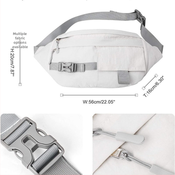 Nepremokavá dámska crossbody taška cez telo, malá na vonkajšie športy, bežný mestský štýl.